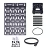 StarTech.com supporto universale per accessori TV - supporto TV e a parete regolabile - mediaplayer/router/modem/switch AV ed extender/Apple TV - supporto scatola cavi nascosta dietro la TV - 5 kg