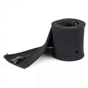 StarTech.com guaina in neoprene per la gestione dei cavi da 40 pollici (1m) con cerniera e fibbia - diametro 1,2 pollici (3cm) - copertura/organizer per cavi di alimentazione/rete/AV di computer/PC - guaina flessibile per l'organizzazione dei cavi - nero