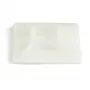 StarTech.com confezione da 100 basi per fascette con nastro adesivo per fascette larghe 0,21 pollici (5,5 mm) - supporti per fascette in nylon/plastica - supporti per avvolgimento cavi elettrici/di rete / 94V-2 resistenza al fuoco e UL certificato TAA