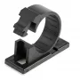 StarTech.com 100 clip autoadesive per la gestione dei cavi nero - organizer per cavi di rete/Ethernet/da scrivania ufficio/computer - supporti adesivi per cavi/linee - clip autoadesiva in nylon UL/94V-2 resistente al fuoco