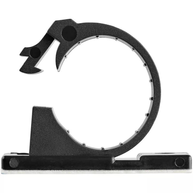 StarTech.com 100 clip autoadesive per la gestione dei cavi nero - organizer per cavi di rete/Ethernet/da scrivania ufficio/computer - supporti adesivi per cavi/linee - clip autoadesiva in nylon UL/94V-2 resistente al fuoco