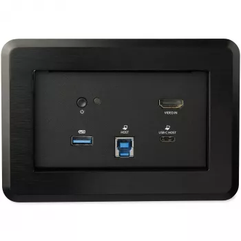 StarTech.com docking station per sale conferenze - dock universale per laptop - HDMI 4K, Power Delivery 60W, hub USB, GbE, audio - box di connettività da tavolo per spazi di collaborazione huddle/boardroom