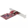 StarTech.com scheda PCIe USB 3.2 Gen 2x2 a 1 porta, scheda controller USB-C 20 Gbit/s SuperSpeed PCI Express 3.0 x4, scheda adattatore USB Type-C, solo dati, Windows/macOS/Linux, TAA