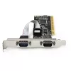 StarTech.com Scheda PCI seriale parallela combo con due porte seriali RS232 (DB9) e 1 porta parallela LPT (DB25) – scheda adattatore combo PCI – controller per schede di espansione PCI – scheda PCI per stampante