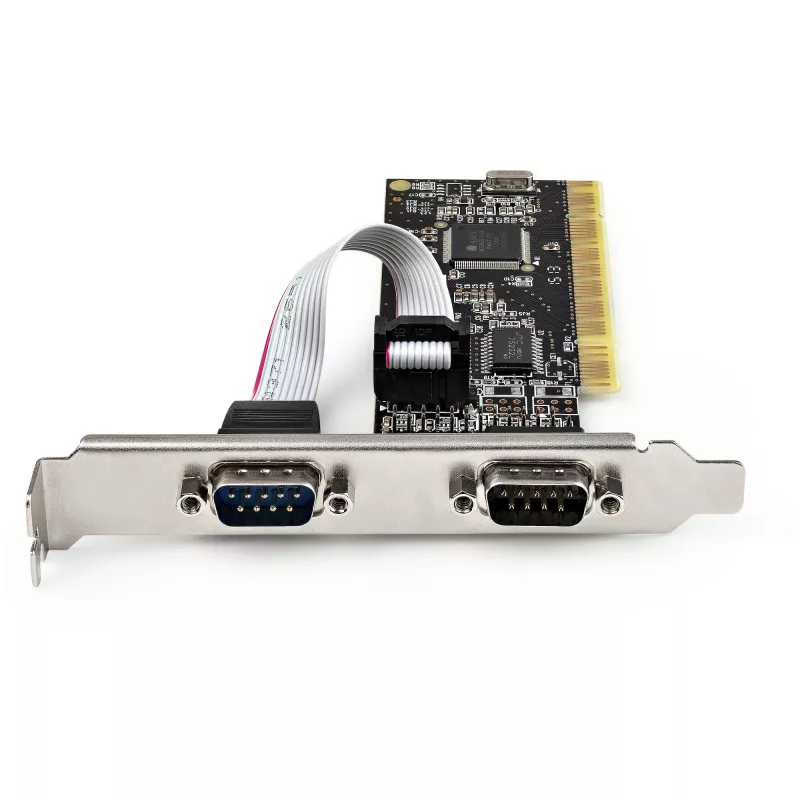 StarTech.com Scheda PCI seriale parallela combo con due porte seriali RS232 (DB9) e 1 porta parallela LPT (DB25) – scheda adattatore combo PCI – controller per schede di espansione PCI – scheda PCI per stampante