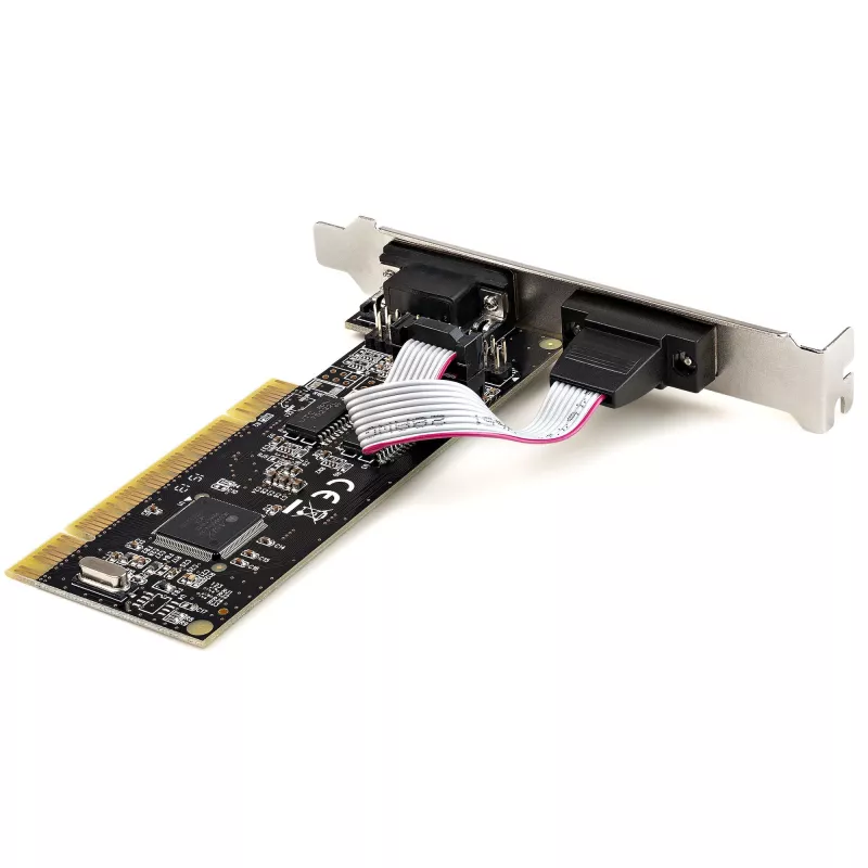 StarTech.com Scheda PCI seriale parallela combo con due porte seriali RS232 (DB9) e 1 porta parallela LPT (DB25) – scheda adattatore combo PCI – controller per schede di espansione PCI – scheda PCI per stampante