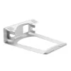 StarTech.com Supporto per laptop - supporto rialzato 2-in-1 per laptop o supporto verticale - ideale per Ultrabook e MacBook Pro/Air - supporto ergonomico angolato per notebook da scrivania - argento, alluminio