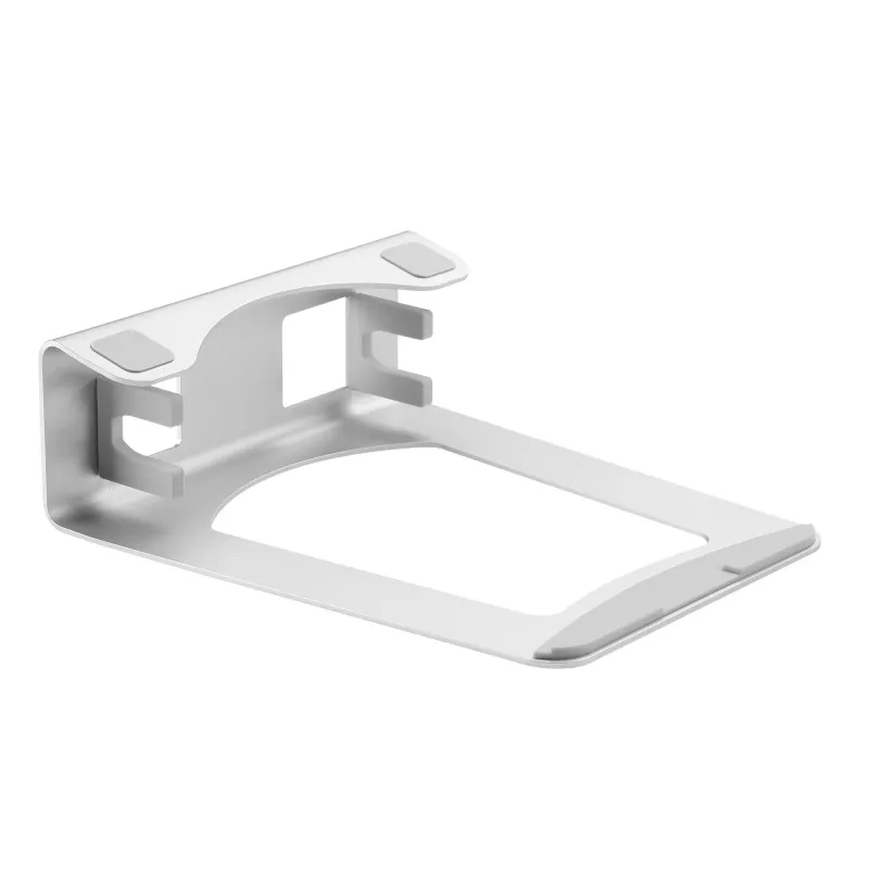 StarTech.com Supporto per laptop - supporto rialzato 2-in-1 per laptop o supporto verticale - ideale per Ultrabook e MacBook Pro/Air - supporto ergonomico angolato per notebook da scrivania - argento, alluminio