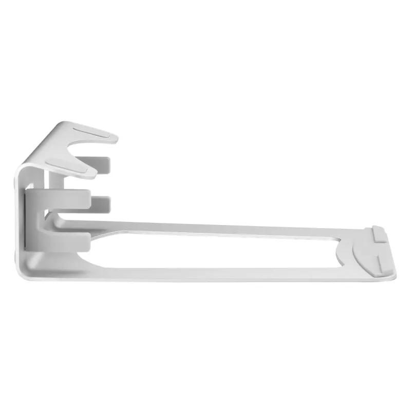 StarTech.com Supporto per laptop - supporto rialzato 2-in-1 per laptop o supporto verticale - ideale per Ultrabook e MacBook Pro/Air - supporto ergonomico angolato per notebook da scrivania - argento, alluminio