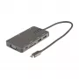 StarTech.com Adattatore multiporta USB-C – dock da viaggio HDMI 4K 30Hz o VGA – hub USB 3.0 5Gbps (porte USB-A/USB-C) – Power Delivery 100W – SD/Micro SD – GbE – cavo da 30 cm – mini dock USB-C