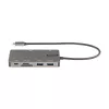 StarTech.com Adattatore multiporta USB-C – dock da viaggio HDMI 4K 30Hz o VGA – hub USB 3.0 5Gbps (porte USB-A/USB-C) – Power Delivery 100W – SD/Micro SD – GbE – cavo da 30 cm – mini dock USB-C