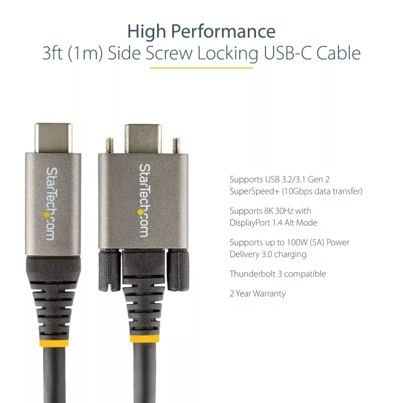 StarTech.com Cavo USB-C con vite laterale da 50 cm (20