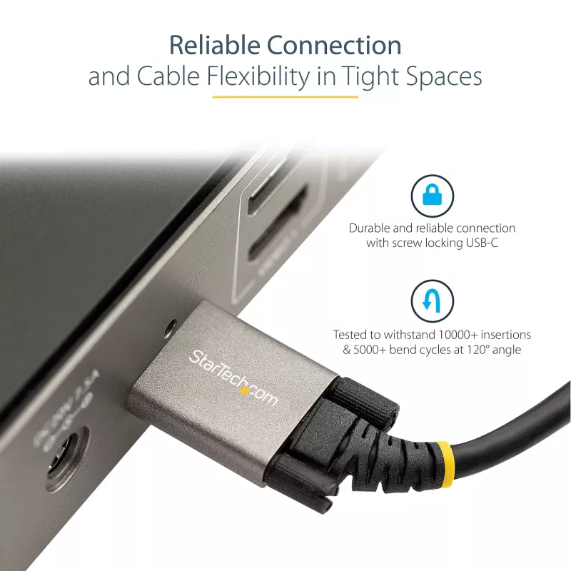 StarTech.com Cavo USB-C con vite laterale da 50 cm (20