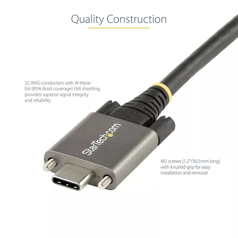 StarTech.com Cavo USB-C con vite laterale da 50 cm (20