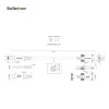 StarTech.com Cavo USB-C con vite laterale da 50 cm (20