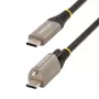 StarTech.com Cavo USB-C con blocco a vite superiore da 50 cm 10 Gbit/s – cavo USB 3.1/3.2 Gen 2 Type-C – ricarica Power Delivery 100 W (5 A), DP Alt Mode – singolo blocco a vite, cavo USB-C ricarica/sincronizzazione