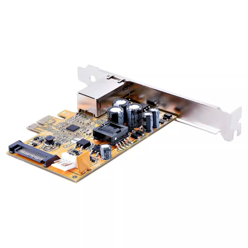 StarTech.com Scheda di rete PoE 2.5Gbps a 1 porta, scheda Ethernet PCIe con RJ45, NIC PoE 30W 802.3at per desktop/server, adattatore di rete PoE-LAN con staffa low-profile, NBaseT, Windows/Linux