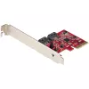StarTech.com Scheda SATA PCIe - scheda di espansione PCIe SATA a 2 porte - 6Gbps - full/low profile - adattatore/controller da PCI Express a SATA - ASM1062R SATA RAID - convertitore da PCIe a SATA