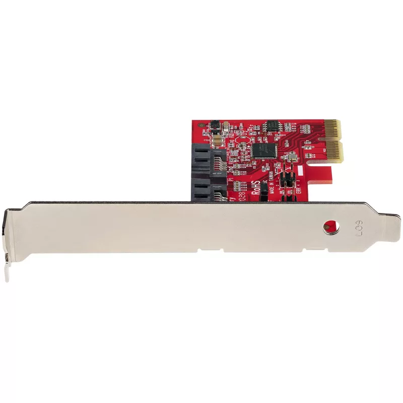 StarTech.com Scheda SATA PCIe - scheda di espansione PCIe SATA a 2 porte - 6Gbps - full/low profile - adattatore/controller da PCI Express a SATA - ASM1062R SATA RAID - convertitore da PCIe a SATA