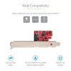 StarTech.com Scheda SATA PCIe - scheda di espansione PCIe SATA a 2 porte - 6Gbps - full/low profile - adattatore/controller da PCI Express a SATA - ASM1062R SATA RAID - convertitore da PCIe a SATA