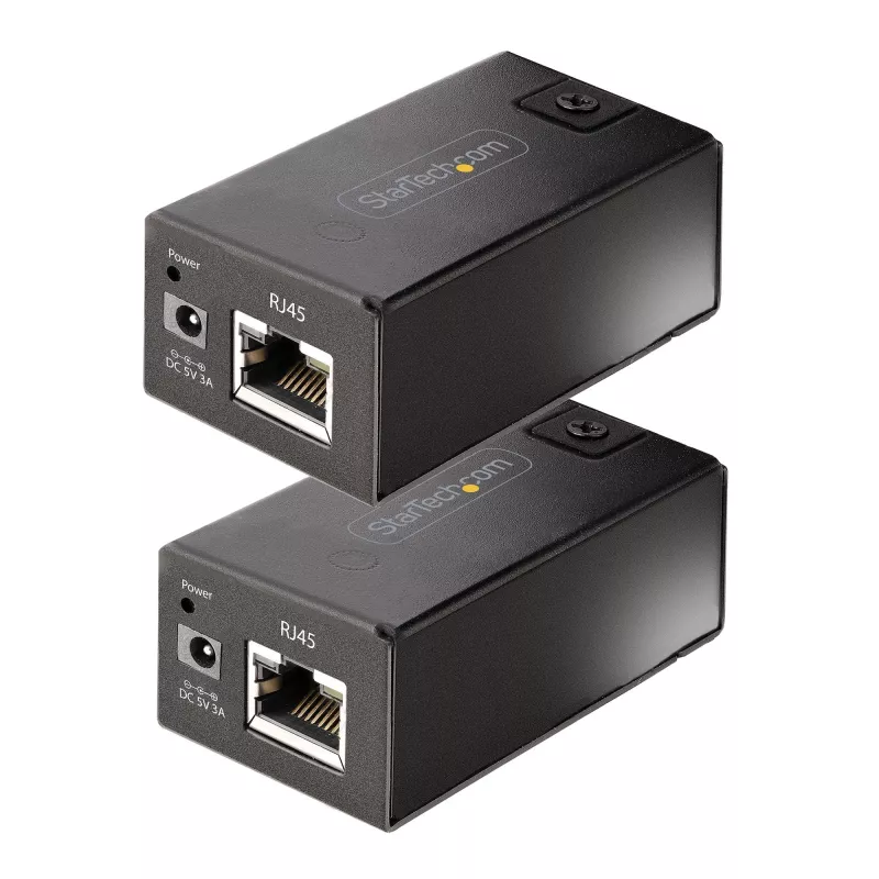 StarTech.com Extender USB 2.0 da 150 m (492 ft) su cavo Ethernet Cat5e/Cat6, extender USB alimentato esternamente via cavo RJ45/di rete, extender/adattatore USB su cavo Ethernet