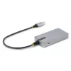 StarTech.com Hub USB a 3 porte con Ethernet - 3 porte USB-A - Gigabit Ethernet (RJ-45) - USB 3.0 5Gbit/s - bus-powered - cavo da 30 cm - adattatore hub USB portatile per laptop con GbE