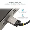StarTech.com Cavo USB-C con blocco a vite laterale da 0,91 m 10 Gbit/s – cavo USB-C certificato USB-IF – cavo USB 3.1/3.2 Gen 2 Type-C – ricarica Power Delivery 100 W (5 A), DP Alt Mode – doppio blocco a vite – cavo USB-C ricarica/sincronizzazione