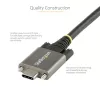 StarTech.com Cavo USB-C con blocco a vite laterale da 0,91 m 10 Gbit/s – cavo USB-C certificato USB-IF – cavo USB 3.1/3.2 Gen 2 Type-C – ricarica Power Delivery 100 W (5 A), DP Alt Mode – doppio blocco a vite – cavo USB-C ricarica/sincronizzazione
