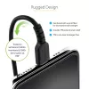 StarTech.com Cavo USB-C a Lightning da 1 m (3ft), certificato MFi, cavo di ricarica iPhone a spirale, nero, guaina TPE robusta in fibra aramidica, cavo Lightning a spirale resistente