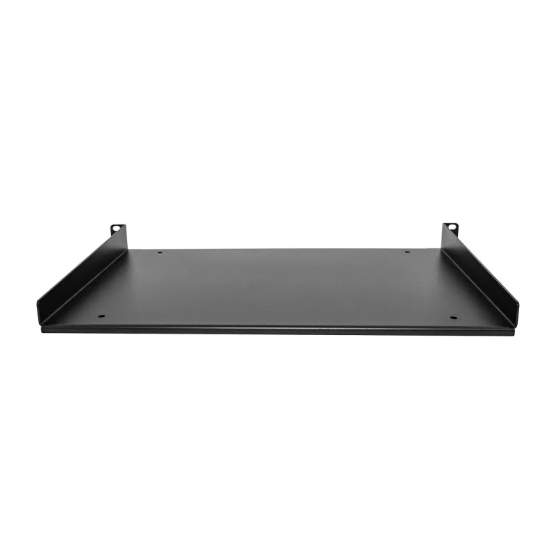StarTech.com Ripiano per rack server 1U - ripiano universale a mensola per rack e armadi di rete 19 pollici - design durevole - portata 55lb/25kg - vassoio profondo 12 pollici