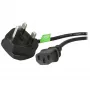 StarTech.com Cavo di alimentazione per computer UK da 0,9 m (3ft), BS 1363 a C13, 18AWG, 10A 250V, cavo di alimentazione di ricambio, cavo per apparecchi / cavo di alimentazione UK, cavo alimentatore PC, cavo alimentazione TV