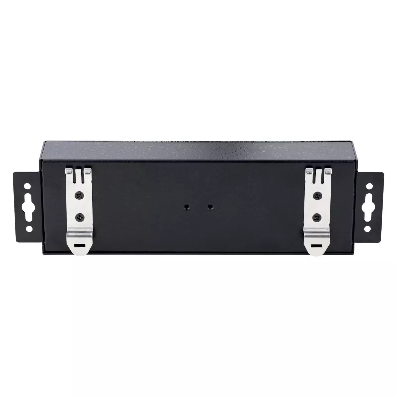 StarTech.com Hub USB 2.0 industriale a 10 porte, hub USB robusto con protezione ESD livello 4, montaggio DIN/a parete/da tavolo hub USB-A, espansione porte USB con connettori bloccabili, hub USB multiporta