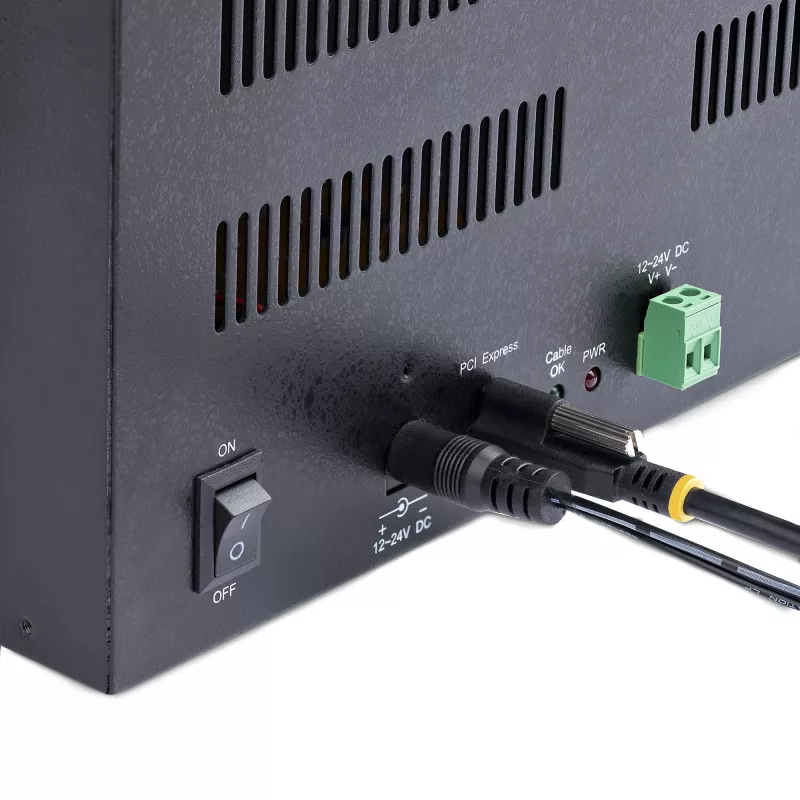 StarTech.com Chassis di espansione PCIe a 4 slot con scheda host PCIe x2, PCIe 2.0 – 10 Gbit/s, slot PCIe esterni per desktop/server, box/adattatore di espansione PCI Express, 4 slot PCIe x1