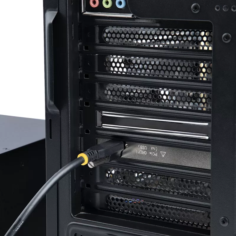 StarTech.com Chassis di espansione PCIe a 4 slot con scheda host PCIe x2, PCIe 2.0 – 10 Gbit/s, slot PCIe esterni per desktop/server, box/adattatore di espansione PCI Express, 4 slot PCIe x1
