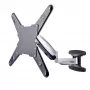 StarTech.com Supporto TV da parete VESA, supporto TV da parete full-motion regolabile per display da 23 a 55 pollici, supporto TV piatto supporta 30 kg, supporto TV estraibile/inclinabile/orientabile da parete