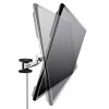 StarTech.com Supporto TV da parete VESA, supporto TV da parete full-motion regolabile per display da 23 a 55 pollici, supporto TV piatto supporta 30 kg, supporto TV estraibile/inclinabile/orientabile da parete