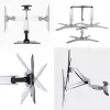 StarTech.com Supporto TV da parete VESA, supporto TV da parete full-motion regolabile per display da 23 a 55 pollici, supporto TV piatto supporta 30 kg, supporto TV estraibile/inclinabile/orientabile da parete