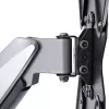 StarTech.com Supporto TV da parete VESA, supporto TV da parete full-motion regolabile per display da 23 a 55 pollici, supporto TV piatto supporta 30 kg, supporto TV estraibile/inclinabile/orientabile da parete