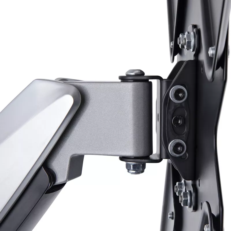 StarTech.com Supporto TV da parete VESA, supporto TV da parete full-motion regolabile per display da 23 a 55 pollici, supporto TV piatto supporta 30 kg, supporto TV estraibile/inclinabile/orientabile da parete