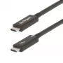 StarTech.com Cavo Thunderbolt 4 attivo da 2 m, 40 Gbit/s, Power Delivery 100W, video 4K/8K, cavo Thunderbolt certificato Intel – compatibile con USB4/Thunderbolt 4/USB 3.2/USB Type-C/DisplayPort/Thunderbolt 3