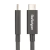 StarTech.com Cavo Thunderbolt 4 attivo da 2 m, 40 Gbit/s, Power Delivery 100W, video 4K/8K, cavo Thunderbolt certificato Intel – compatibile con USB4/Thunderbolt 4/USB 3.2/USB Type-C/DisplayPort/Thunderbolt 3