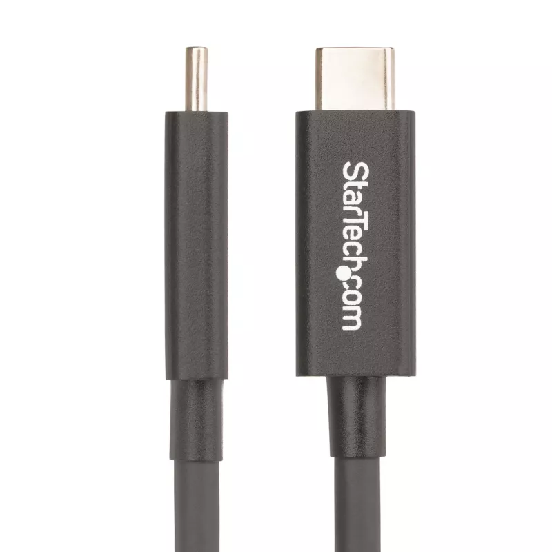 StarTech.com Cavo Thunderbolt 4 attivo da 2 m, 40 Gbit/s, Power Delivery 100W, video 4K/8K, cavo Thunderbolt certificato Intel – compatibile con USB4/Thunderbolt 4/USB 3.2/USB Type-C/DisplayPort/Thunderbolt 3