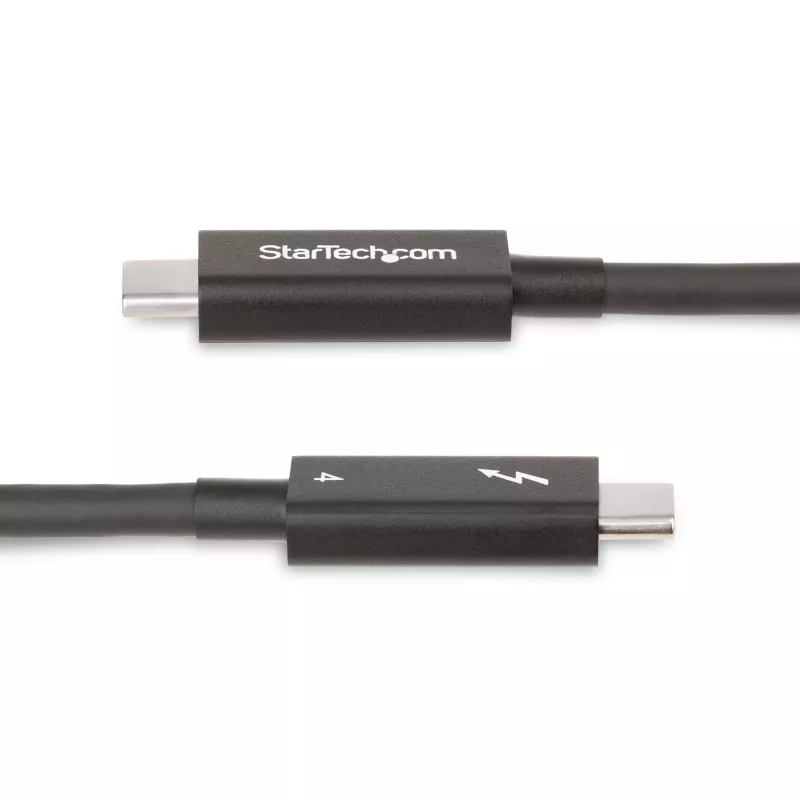 StarTech.com Cavo Thunderbolt 4 attivo da 2 m, 40 Gbit/s, Power Delivery 100W, video 4K/8K, cavo Thunderbolt certificato Intel – compatibile con USB4/Thunderbolt 4/USB 3.2/USB Type-C/DisplayPort/Thunderbolt 3