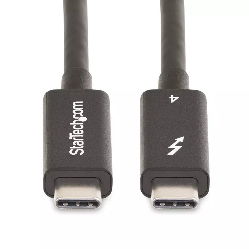 StarTech.com Cavo Thunderbolt 4 attivo da 2 m, 40 Gbit/s, Power Delivery 100W, video 4K/8K, cavo Thunderbolt certificato Intel – compatibile con USB4/Thunderbolt 4/USB 3.2/USB Type-C/DisplayPort/Thunderbolt 3