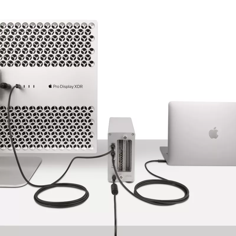 StarTech.com Cavo Thunderbolt 4 attivo da 2 m, 40 Gbit/s, Power Delivery 100W, video 4K/8K, cavo Thunderbolt certificato Intel – compatibile con USB4/Thunderbolt 4/USB 3.2/USB Type-C/DisplayPort/Thunderbolt 3