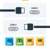 StarTech.com Cavo Thunderbolt 4 attivo da 2 m, 40 Gbit/s, Power Delivery 100W, video 4K/8K, cavo Thunderbolt certificato Intel – compatibile con USB4/Thunderbolt 4/USB 3.2/USB Type-C/DisplayPort/Thunderbolt 3