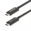 StarTech.com Cavo Thunderbolt 4 attivo da 2 m, 40 Gbit/s, Power Delivery 100W, video 4K/8K, cavo Thunderbolt certificato Intel – compatibile con USB4/Thunderbolt 4/USB 3.2/USB Type-C/DisplayPort/Thunderbolt 3