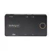 StarTech.com switch KVM USB-C a 2 porte, monitor singolo HDMI 4K 60Hz, porte dual-100W Power Delivery pass-through, bus powered, compatibile USB Type-C/USB4/Thunderbolt 3/4 – Small Form Factor