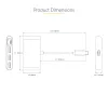 StarTech.com hub USB-C a 3 porte con Ethernet - 3x USB-A - Gigabit Ethernet - USB 3.0 5Gbps - bus powered - cavo host USB Type-C da 1ft/30cm - GbE - hub USB-C a USB-A portatile