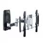 StarTech.com supporto TV da parete articolato, supporto da parete VESA, supporta TV da 26 a 65 pollici/99 lb/piatte/curve, supporto TV da parete piatto estraibile, supporto TV da parete ad angolo regolabile
